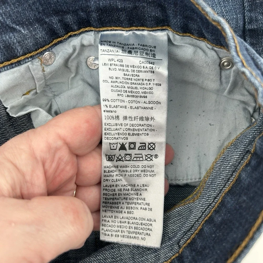 Denizen From Levi's 231 Athletic Fit Mens 36x34 Stretch Jeans Medium Wash